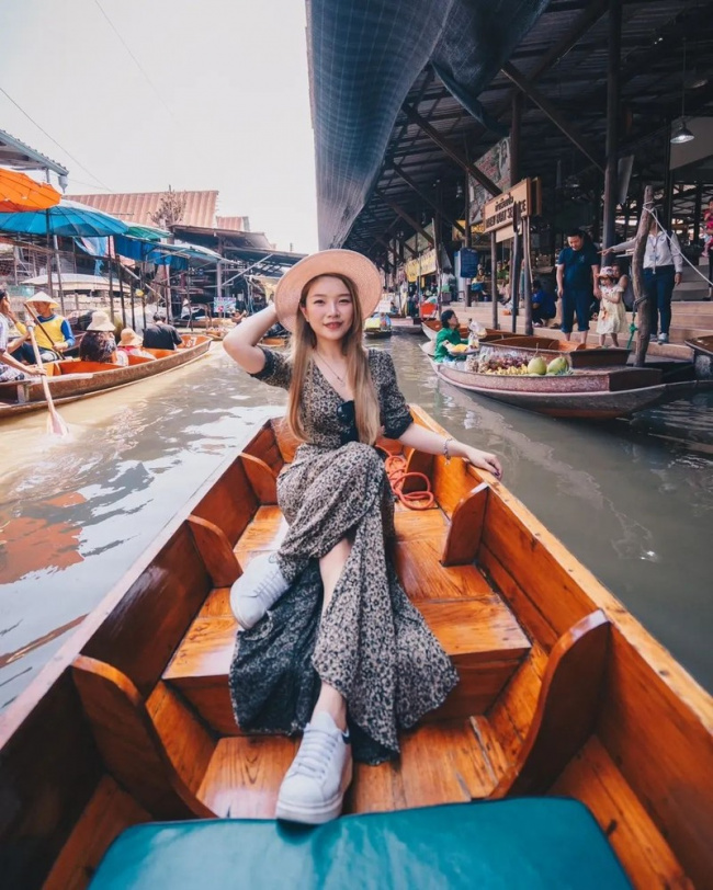 Damnoen Saduak - top 5 khu chợ nổi Bangkok